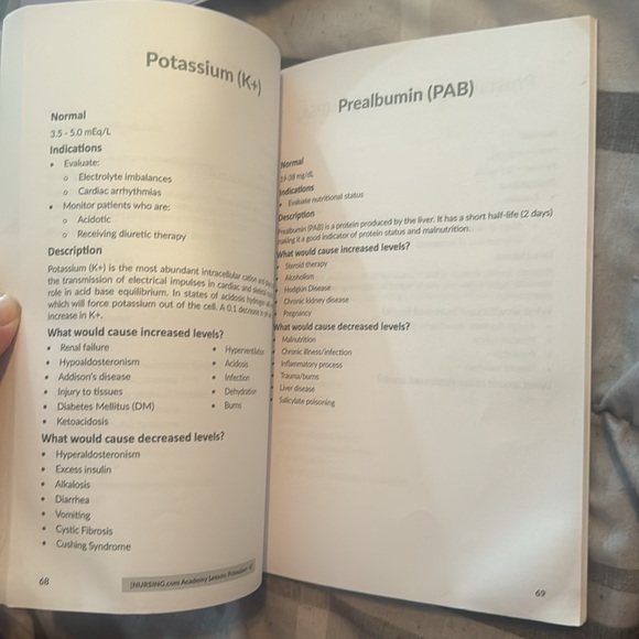 Nursing.com Lab values book - Picture 3 of 3